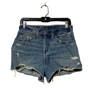 Abercrombie and Fitch Natural Rise Jean Shorts